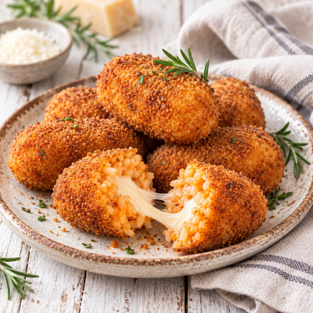 Supplì Carnaroli mozzarella e pomodoro